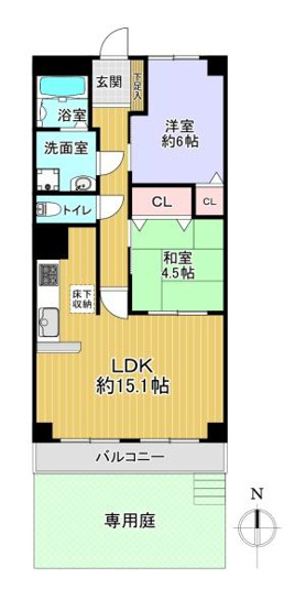 【間取り】 | 枚方ハイツ　7号棟