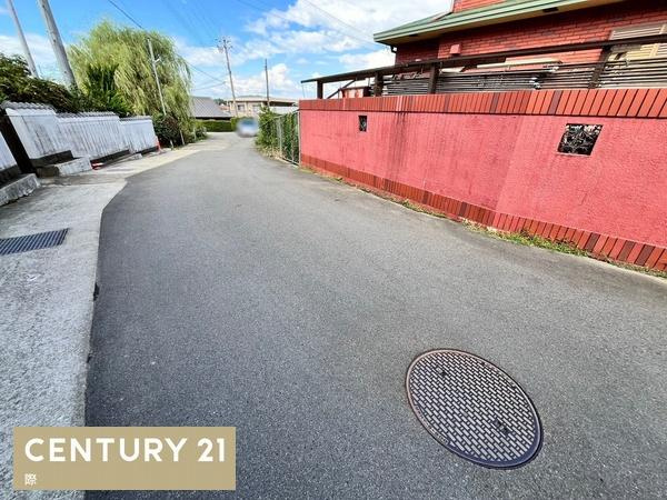 海南市鳥居　土地の前面道路含む現地写真