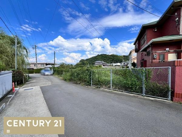 海南市鳥居　土地の前面道路含む現地写真