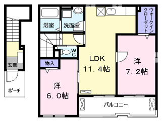 【間取り】 | グレース小碓