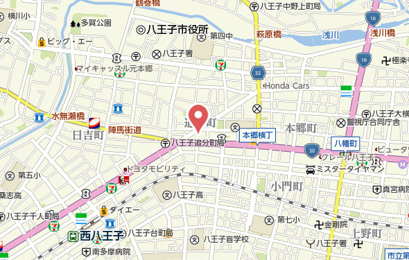 祝　成約済み　グリーンパーク西八王子　八王子市　中古マンションの地図|～仲介手数料無料☆八王子ひなた不動産～グリーンパーク西八王子