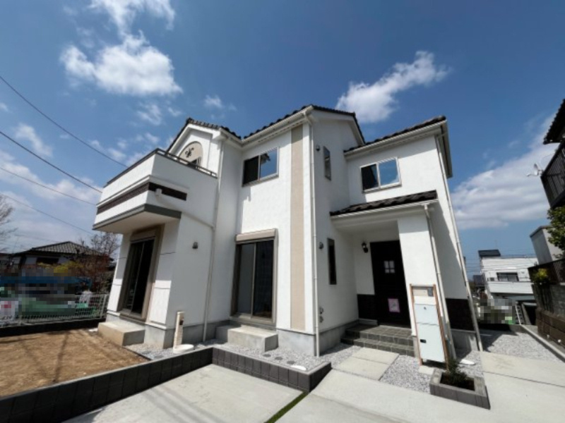 『八王子市新築戸建て』八王子市絹ケ丘2-49‐11【仲介手数料無料】　５期の外観|閑静な住宅街にある新築戸建てです。～仲介手数料無料☆八王子ひなた不動産～八王子市絹ケ丘　新築戸建て