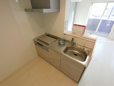 【キッチン】 | セジュールグリーン なごみ | ＩＨ・浄水器（別途契約）付き対面キッチン