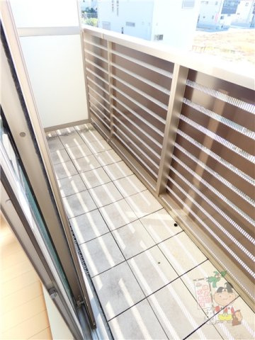 プラシス壱番館のバルコニー