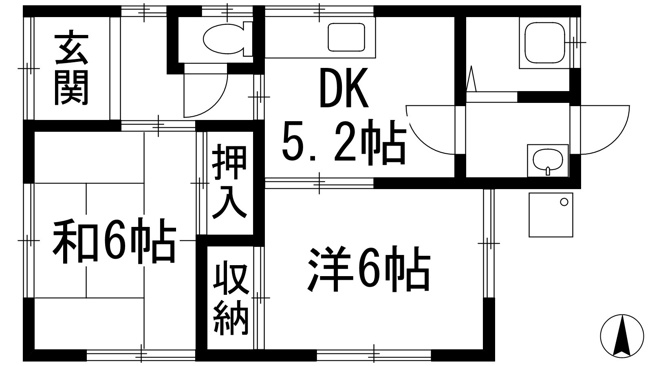 【間取り】 | 大野3丁目平屋