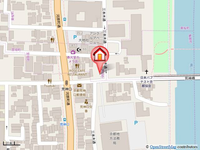 Filer鴨川邸（フィレール）の地図