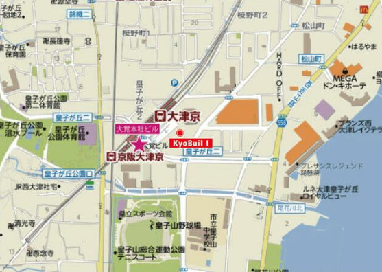 KyoBuil-Ⅰの地図