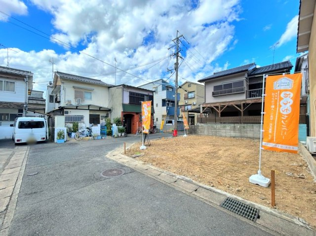 竹鼻立原町　建築条件無土地の外観|更地になりました♪角地のためスッキリとしています！