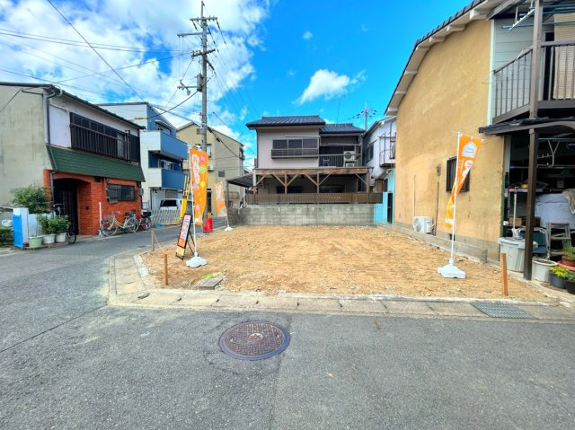 竹鼻立原町　建築条件無土地の外観|更地になりました♪角地のためスッキリとしています！