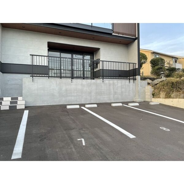 ベルインビルの駐車場