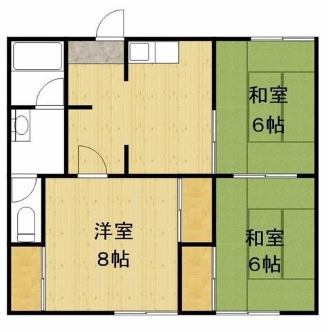 アルフォンスアカギAの間取り