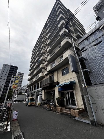 ライオンズマンション川崎　（川崎区宮前町）の外観|外観です　 ライオンズマンション川崎　　東海道本線　川崎駅　 徒歩10分　2LDK　昭和50年1月築　８階部分・南東角部屋につき陽当り・眺望・通風良好です　