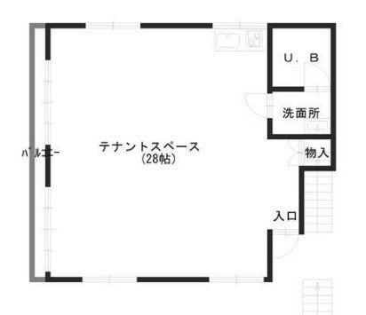 大津市横木１丁目の店舗事務所の間取り