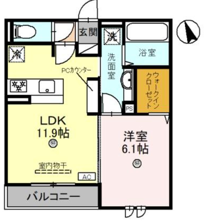 グランアイズの間取り
