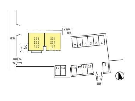 サニーホームズの区画図