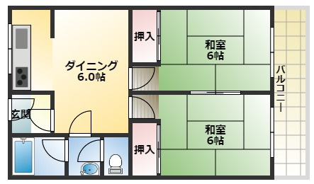 カネコビルⅡの間取り