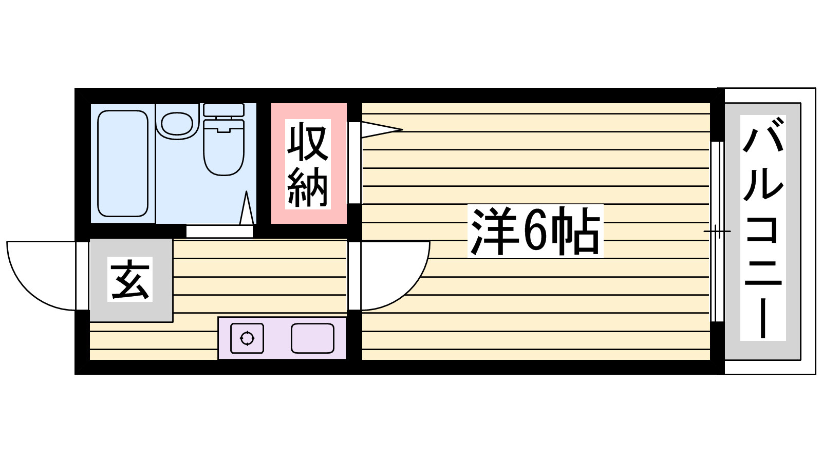シエスタ姫路の間取り