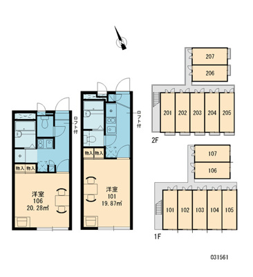 【区画図】 | レオパレスルーチェ | 画像3