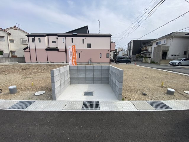 明石市北王子町建築条件無し土地の外観|現地（2025年4月）撮影