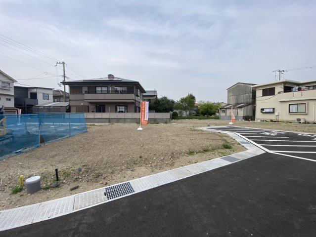 明石市北王子町建築条件無し土地の外観|現地（2025年4月）撮影