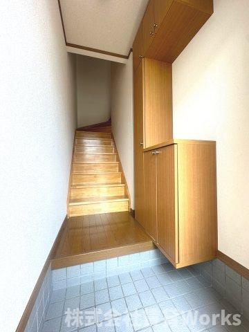 ルシェルブルーの玄関|シンプルで使いやすい玄関です