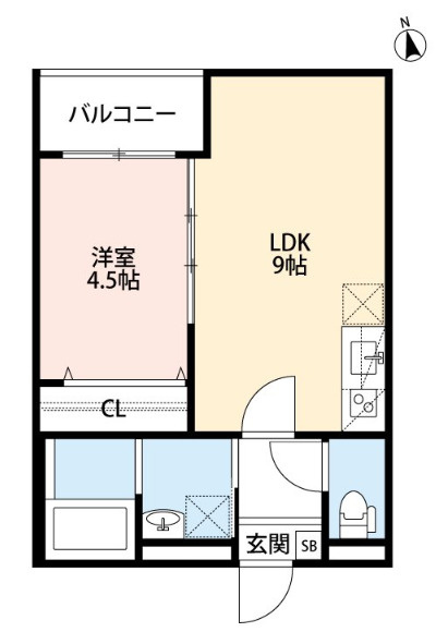 エストレヤ舞子の間取り