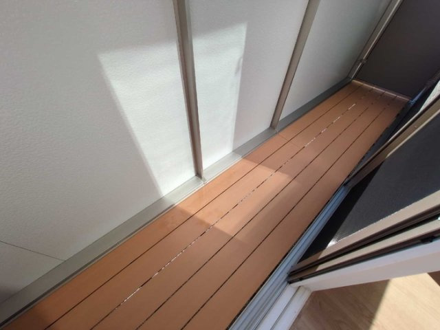 タウンさらⅡのバルコニー
