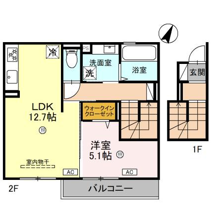 タウンさらⅡの間取り
