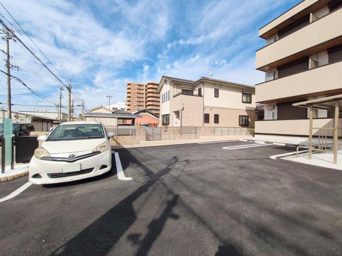 D-PLACE飾磨駅前の駐車場