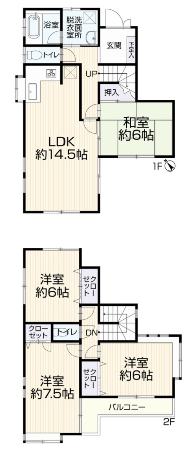 三郷市　早稲田6丁目　中古戸建のその他|間取図です