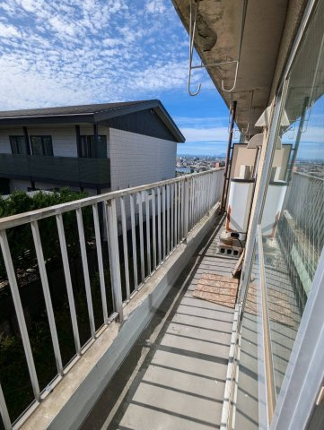 オーシャンビュー浦見のバルコニー