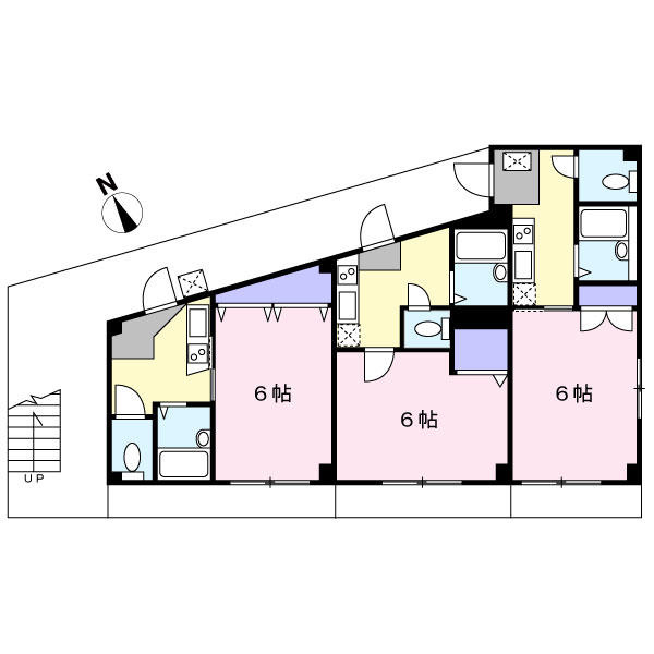 左側（階段側）のお部屋です