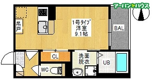 REGALEST 大元の間取り