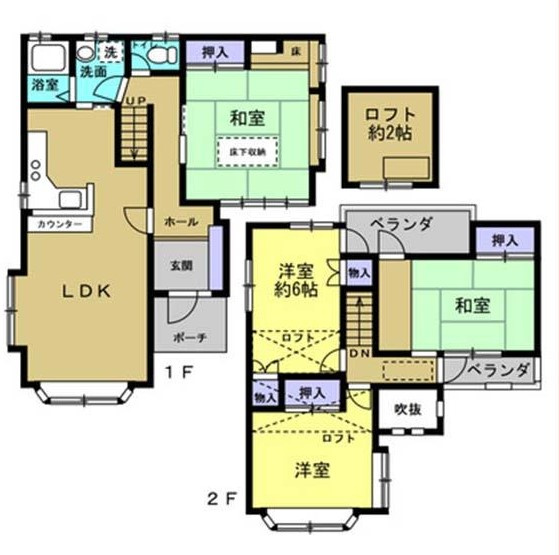招提南町1丁目　中古一戸建ての間取り|間取り図はいかがですか？ご希望を叶える間取りですか？リビングの広さは？水回りの位置は？カウンターキッチン？など色々な情報が集約されています。弊社ではリフォームなどのご相談も承っております。