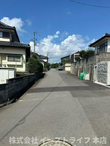 【新築戸建】内郷宮町第4※子育て支援最大80万円※の前面道路含む現地写真|北側接道