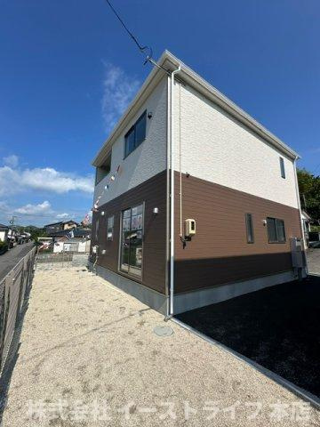 【新築戸建】内郷宮町第4※子育て支援最大80万円※の外観|2号棟写真　南東側からの外観写真です。