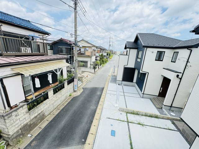 柏市逆井４丁目新築戸建（逆井６期）の展望|バルコニーより道路側眺望