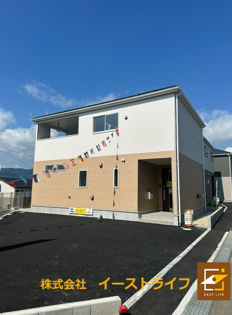 【新築戸建】内郷宮町第4※子育て支援最大80万円※の外観|3号棟外観写真（9月撮影）完成しました！いつでもご案内いたします！（担当：梶田　Tel：080-9052-9009）