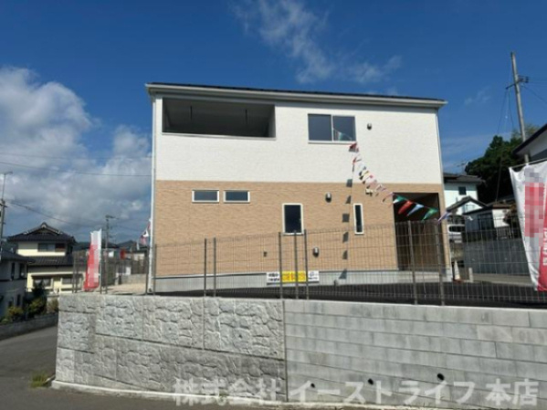 【新築戸建】内郷宮町第4※子育て支援最大80万円※の外観|3号棟写真　東側からの外観写真です。