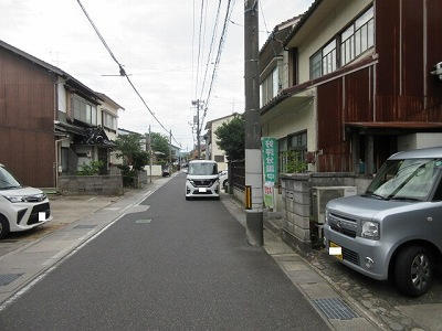 【前面道路含む現地写真】 | 鳥取市上町土地