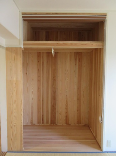 鴨部　鏡川コーポ 　Ａ棟の収納|西側　6.0帖