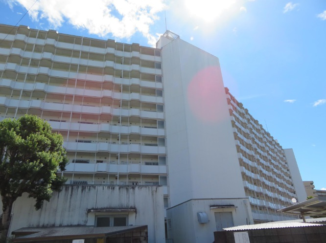 鴨部　鏡川コーポ 　Ａ棟の外観