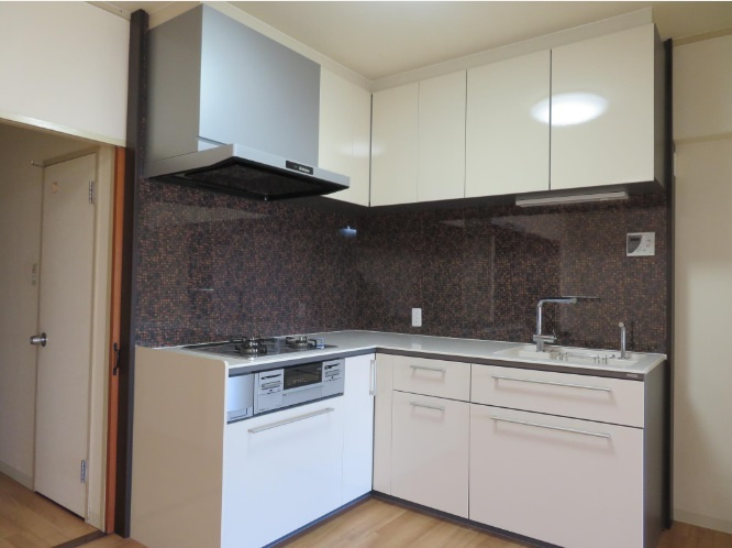 鴨部　鏡川コーポ 　Ａ棟のキッチン