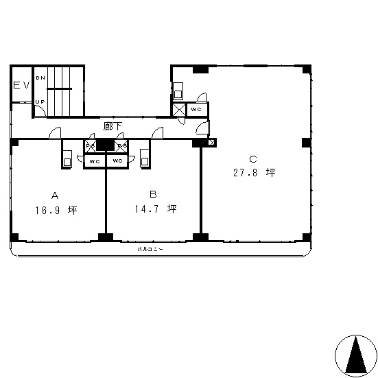 エスポワール新潟の間取り