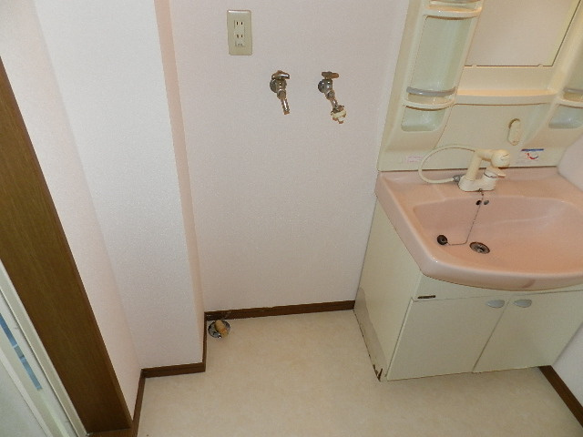 登別市中央町4丁目2-16戸建の洗面所