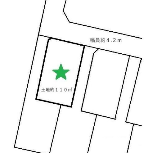 【中古】川越市今福中古住宅の区画図|こちら区画図になります！