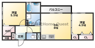 【間取り】 | クリエオーレ三ノ瀬Ⅰ