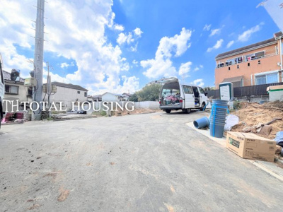 【前面道路含む現地写真】 | 稲城市坂浜　新築戸建　全5棟