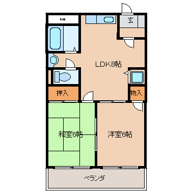 サンフィールドの間取り