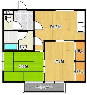 ビューハイツ井上の間取り